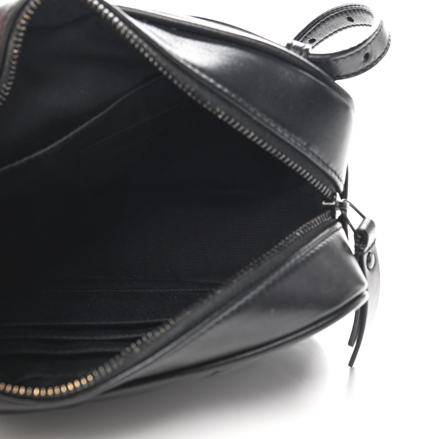 Saint Laurent Calfskin Matelasse Monogram Lou Belt Bag Black 4 of 9