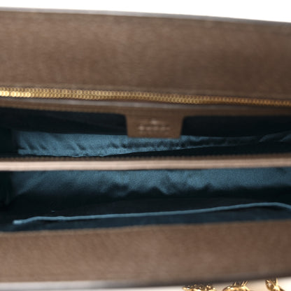 Gucci GG Supreme Monogram Web Medium Ophidia Chain Shoulder Bag Brown 5 of 11