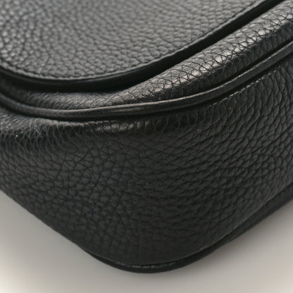 Gucci Pebbled Calfskin Medium Soho Flap Crossbody Black 7 of 8