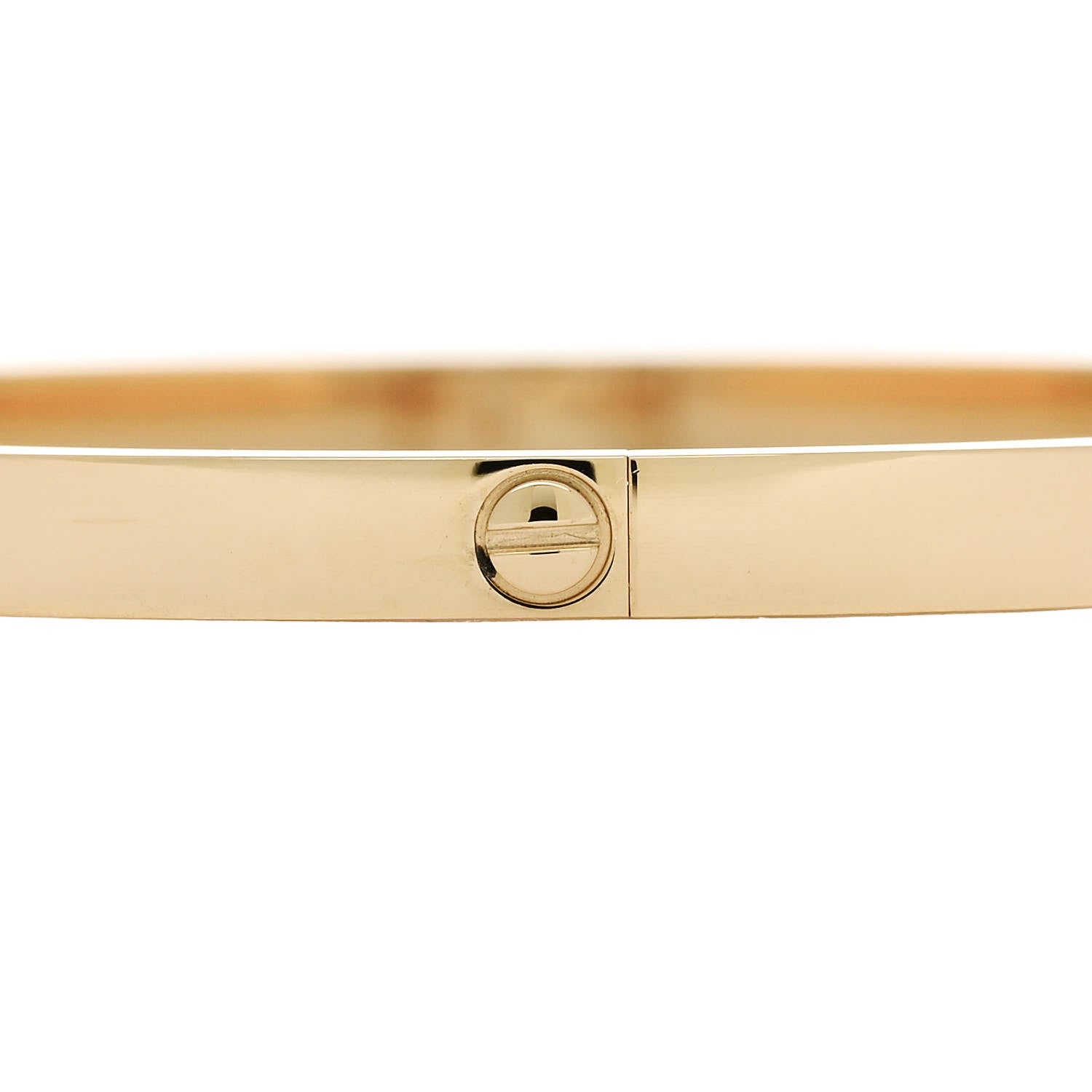 Cartier 18K Yellow Gold 6 Diamond Small LOVE Bracelet 17 4 of 8