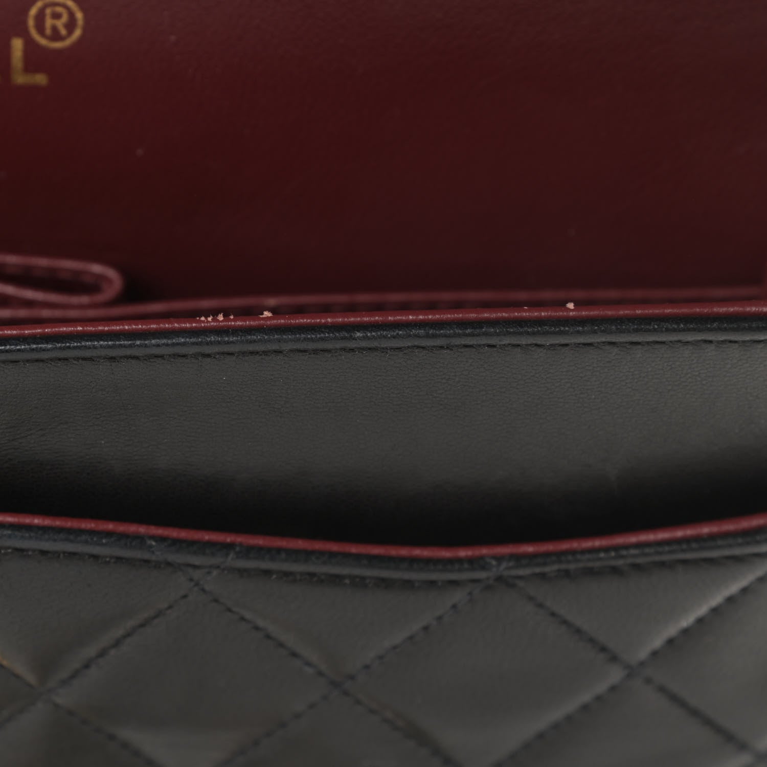 Chanel Lambskin Quilted Medium Double Flap Black 12 of 16