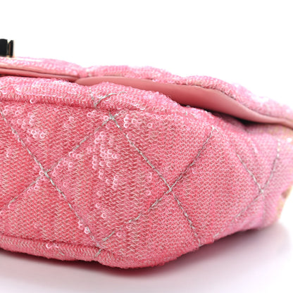 Chanel Sequin Quilted Ombre Mini Flap Multicolor 9 of 9