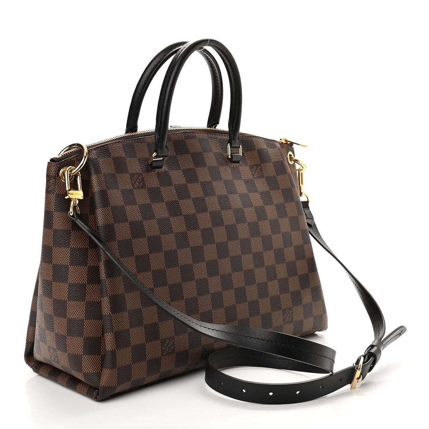 Damier Ebene Odeon Tote MM Black