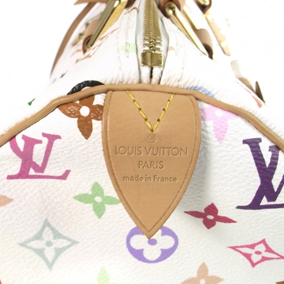 Louis Vuitton Monogram Multicolor Speedy 30 White 8 of 11