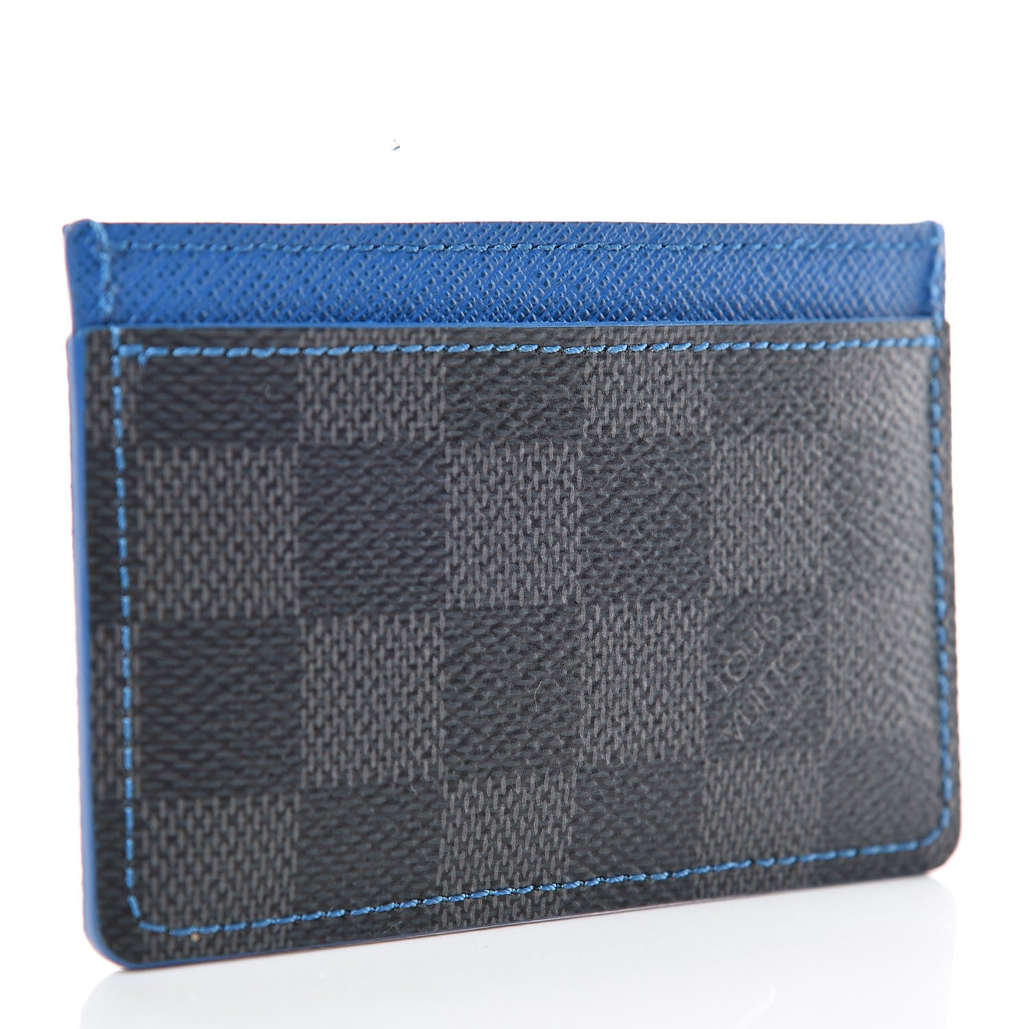 Louis Vuitton Damier Graphite Card Holder Blue 3 of 8