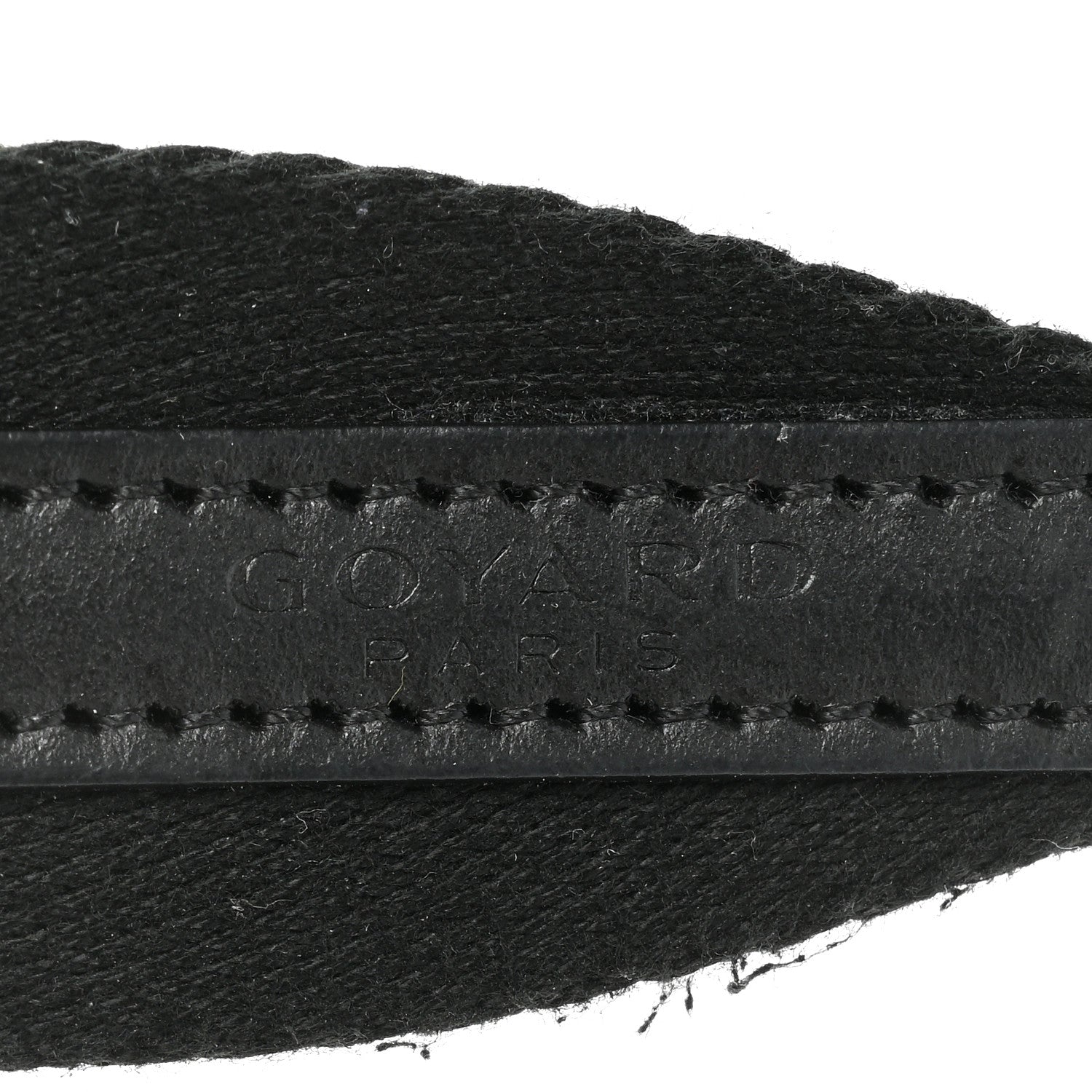 Goyard Canvas Calfskin Adjustable Shoulder Strap Black 4 of 7