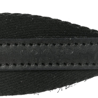 Goyard Canvas Calfskin Adjustable Shoulder Strap Black 4 of 7
