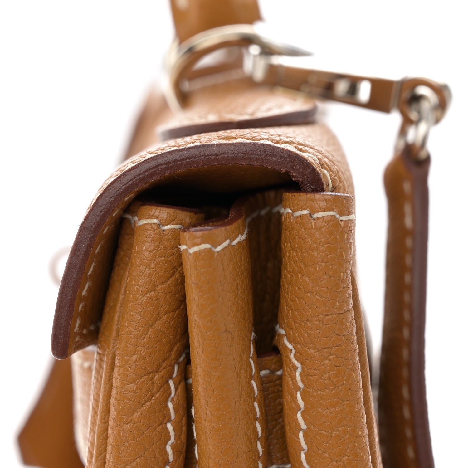 Hermes Chevre de Coromandel Kelly Retourne 32 Caramel 14 of 15