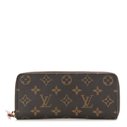 Louis Vuitton Monogram Clemence Wallet Fuchsia 1 of 8