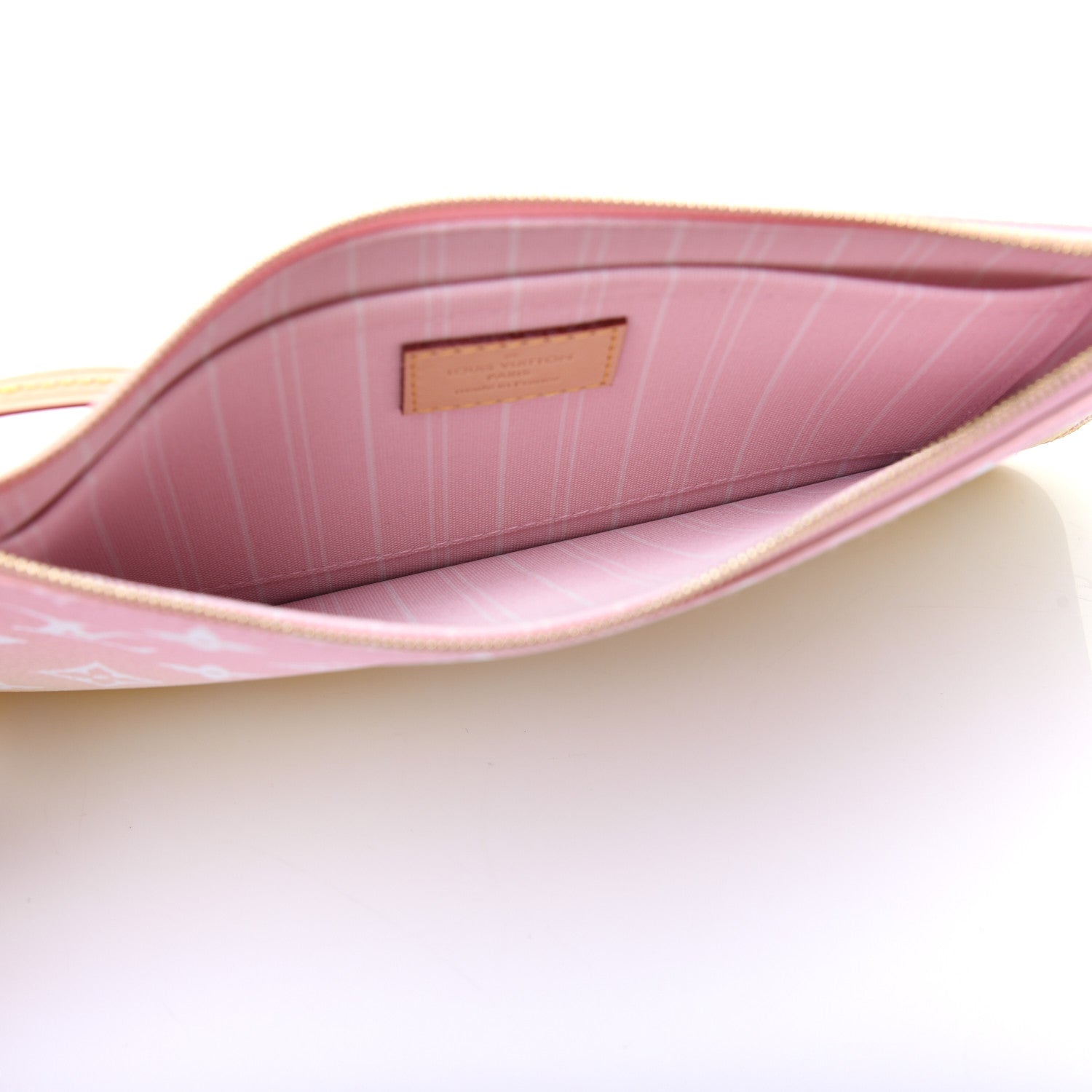 Louis Vuitton Monogram By The Pool Neverfull MM Pochette Light Pink 5 of 11