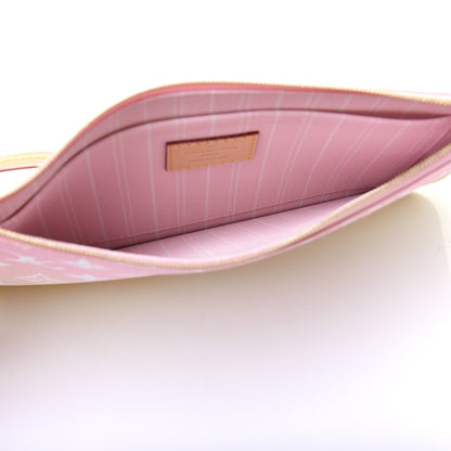 Louis Vuitton Monogram By The Pool Neverfull MM Pochette Light Pink 5 of 11