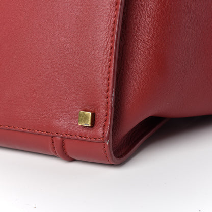 Celine Supple Calfskin Medium Phantom Luggage Red 12 of 17