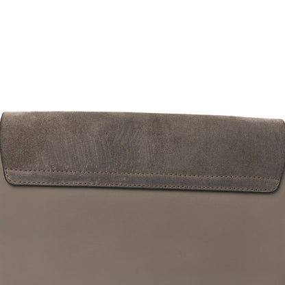 Chloe Suede Calfskin Small Faye Shoulder Bag Motty Grey 21 of 21