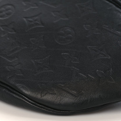 Louis Vuitton Calfskin Monogram Shadow Discovery Bumbag Black 8 of 8