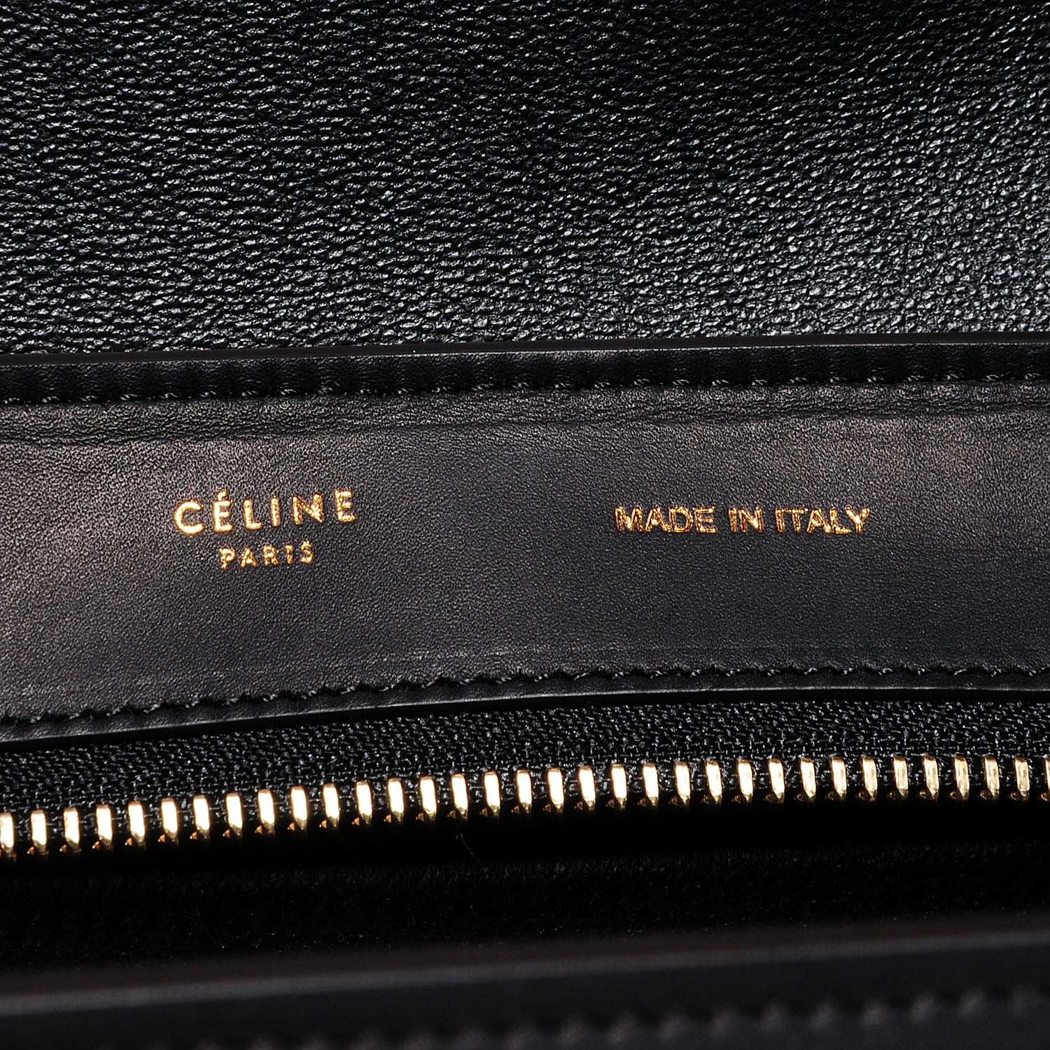 Celine Nubuck Crocodile Embossed Medium Trapeze Navy 6 of 8