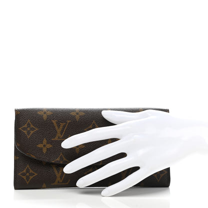 Louis Vuitton Monogram Emilie Wallet Rose Ballerine 2 of 16
