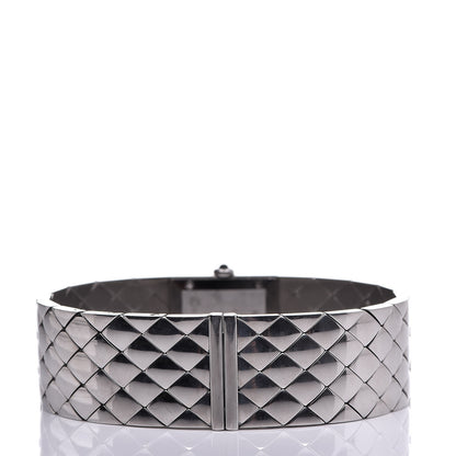 Chanel Stainless Steel 19mm Quilted Matelasse Acier Quartz Watch Black 4 of 4
