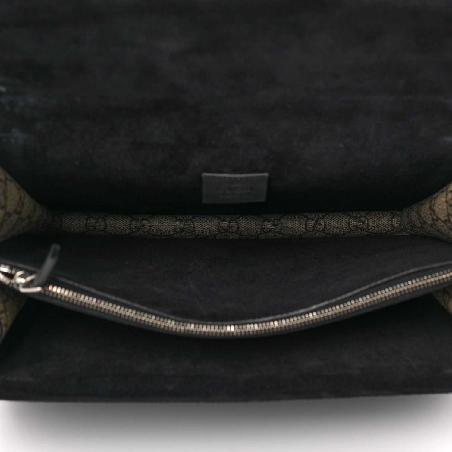 Gucci GG Supreme Monogram Medium Dionysus Shoulder Bag Black 5 of 9