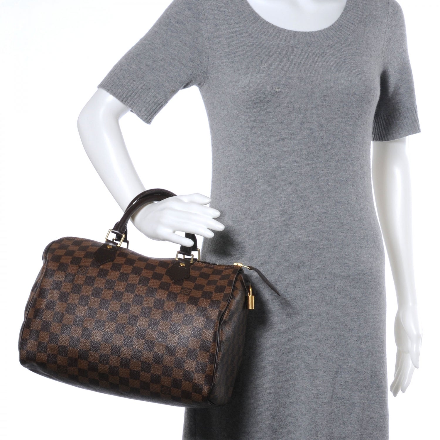 Louis Vuitton Damier Ebene Speedy 30 2 of 8