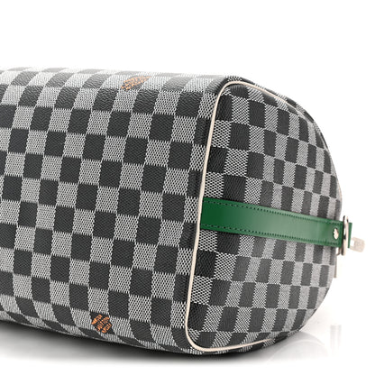 Louis Vuitton Damier Speedy Bandouliere 30 Black White 10 of 10