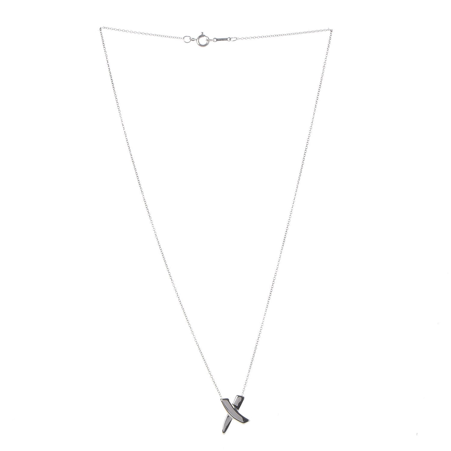 Sterling Silver Paloma Picasso Graffiti X Pendant Necklace