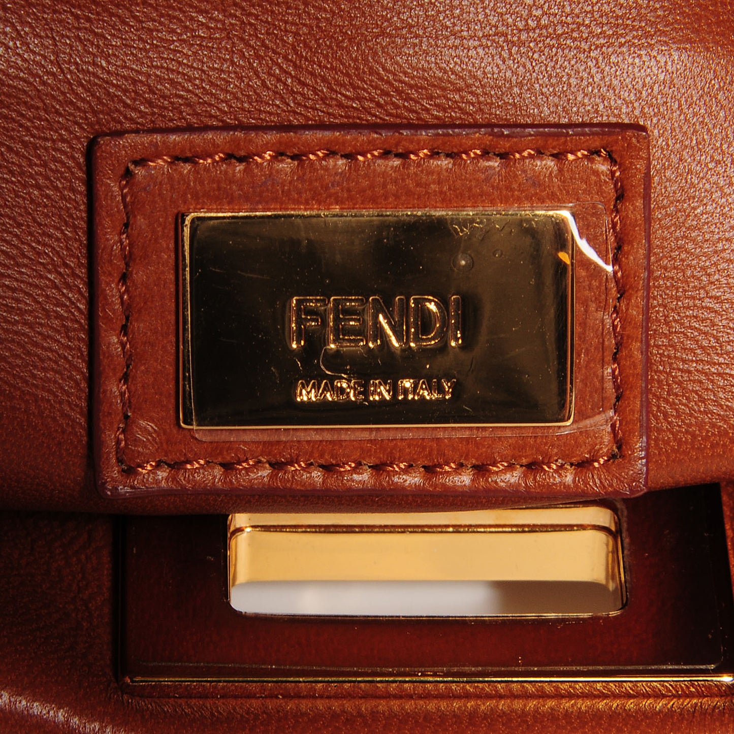 Nappa Mini Peekaboo Iconic Satchel Corteccia