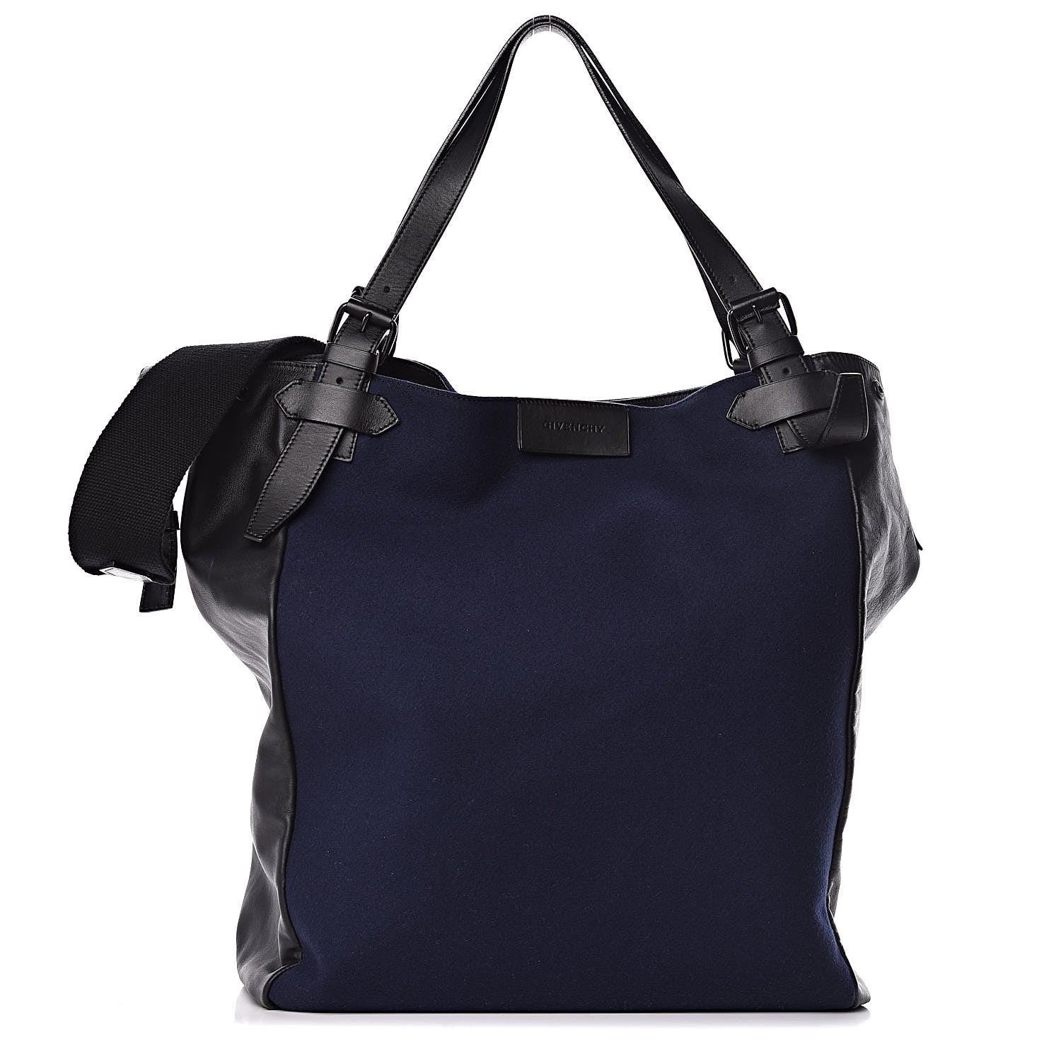Givenchy Wool Tote Navy Black 1 of 13