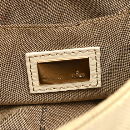 Fendi Canvas Small Chef Shoulder Bag White 6 of 11