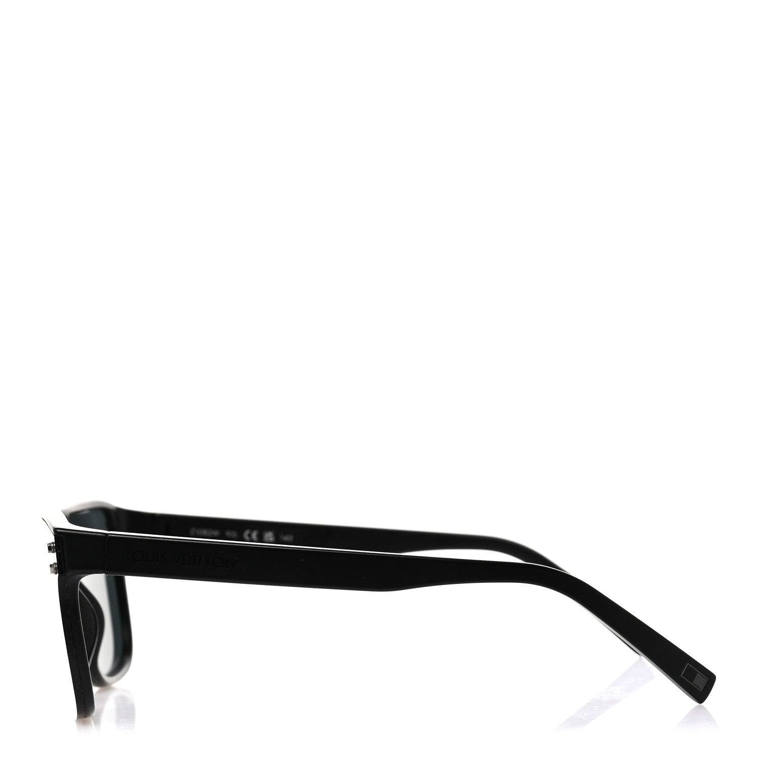 Louis Vuitton Acetate LV Waimea Square Sunglasses Z1082W Black 3 of 6
