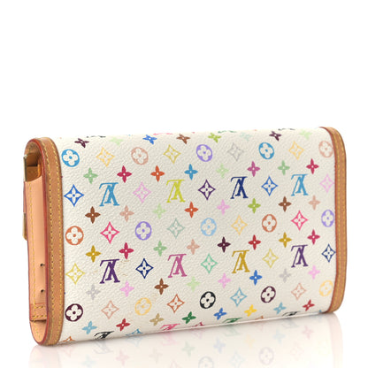 Louis Vuitton Monogram Multicolor Porte Tresor International Wallet White 3 of 10