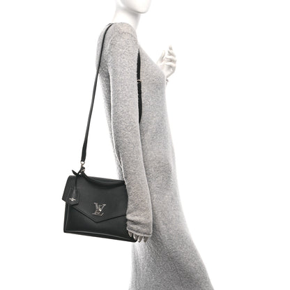 Louis Vuitton Soft Calfskin My Lockme Top Handle Black 2 of 11