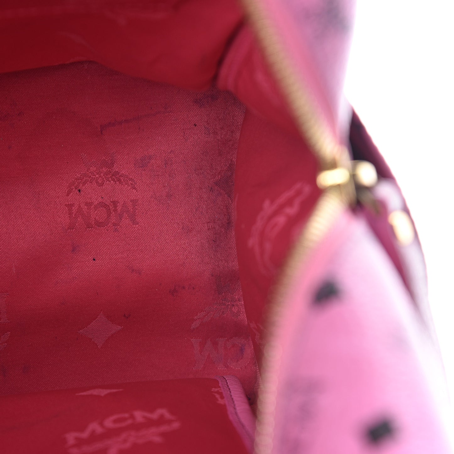 Visetos Medium Sprinkle Stud Stark Backpack Pink