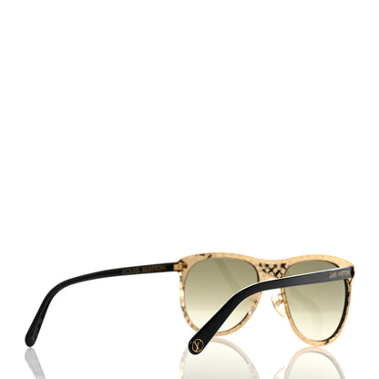 Louis Vuitton Vertigo Z0892U Sunglasses Gold 4 of 9