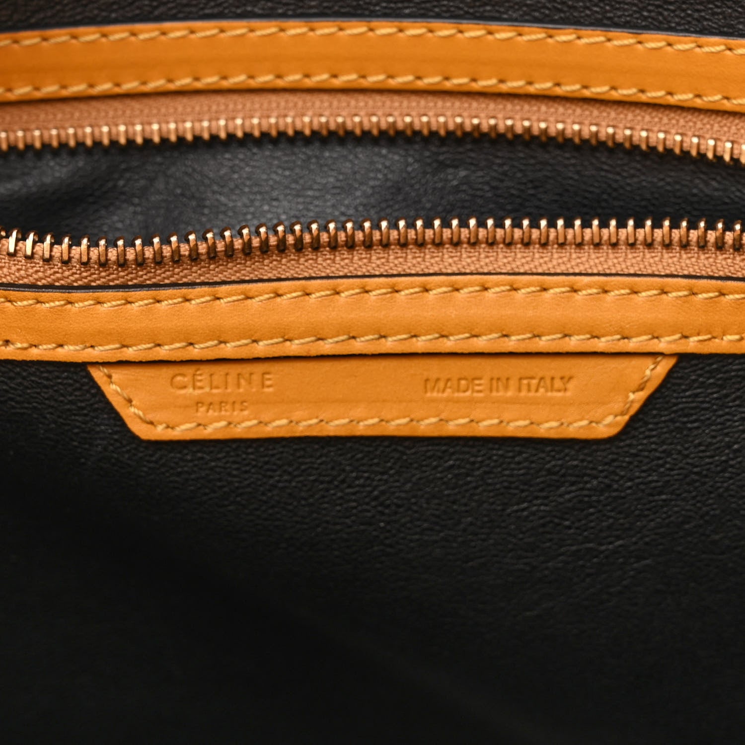 Celine Smooth Calfskin Mini Luggage Amber 6 of 13