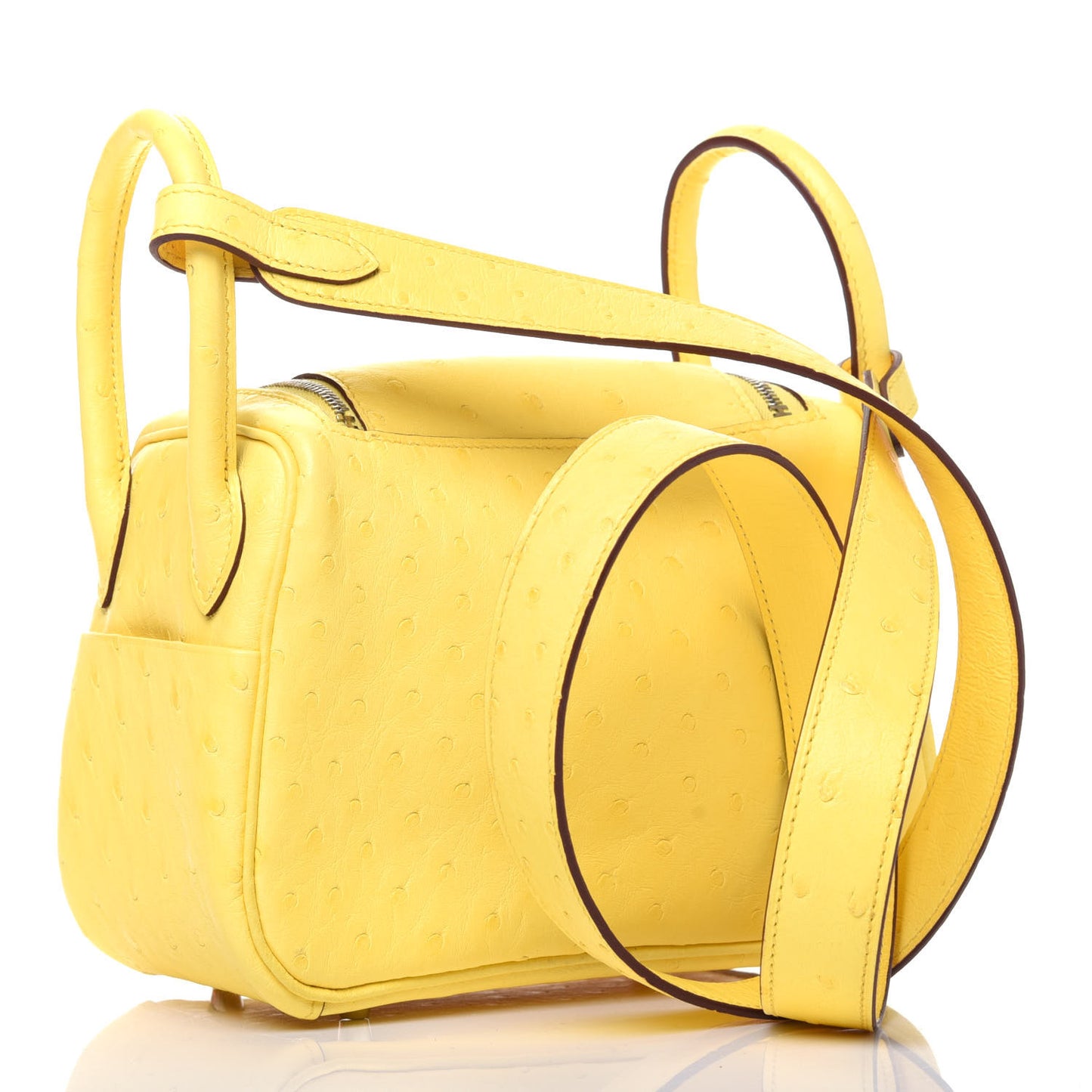 Ostrich Mini Lindy 20 Jaune Citron