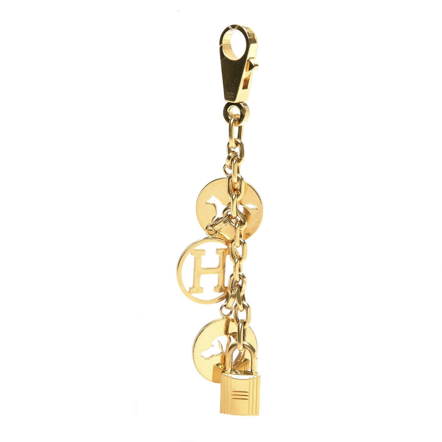 Breloque Bag Charm Gold
