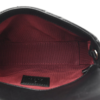 Gucci Lambskin Matelasse Mini GG Marmont Shoulder Bag Black 5 of 10
