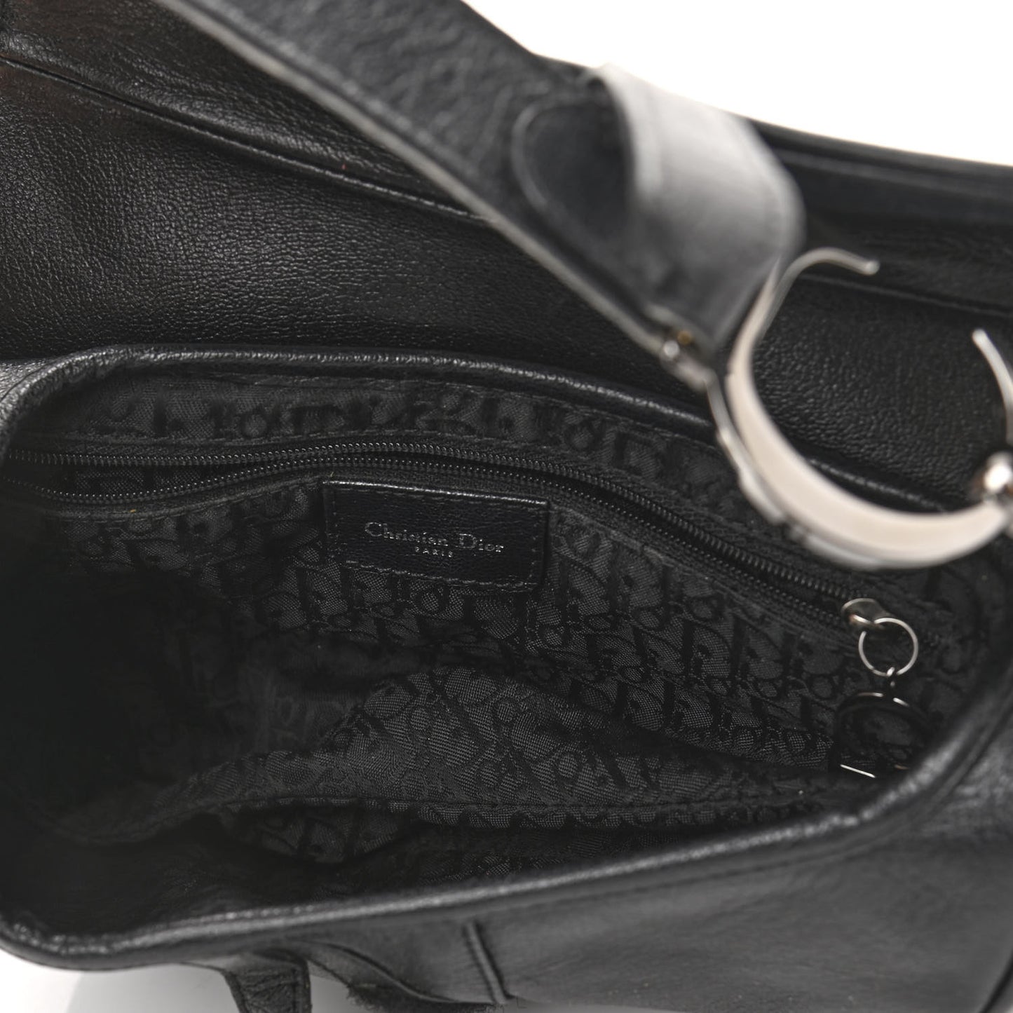 Calfskin Saddle Bag Black