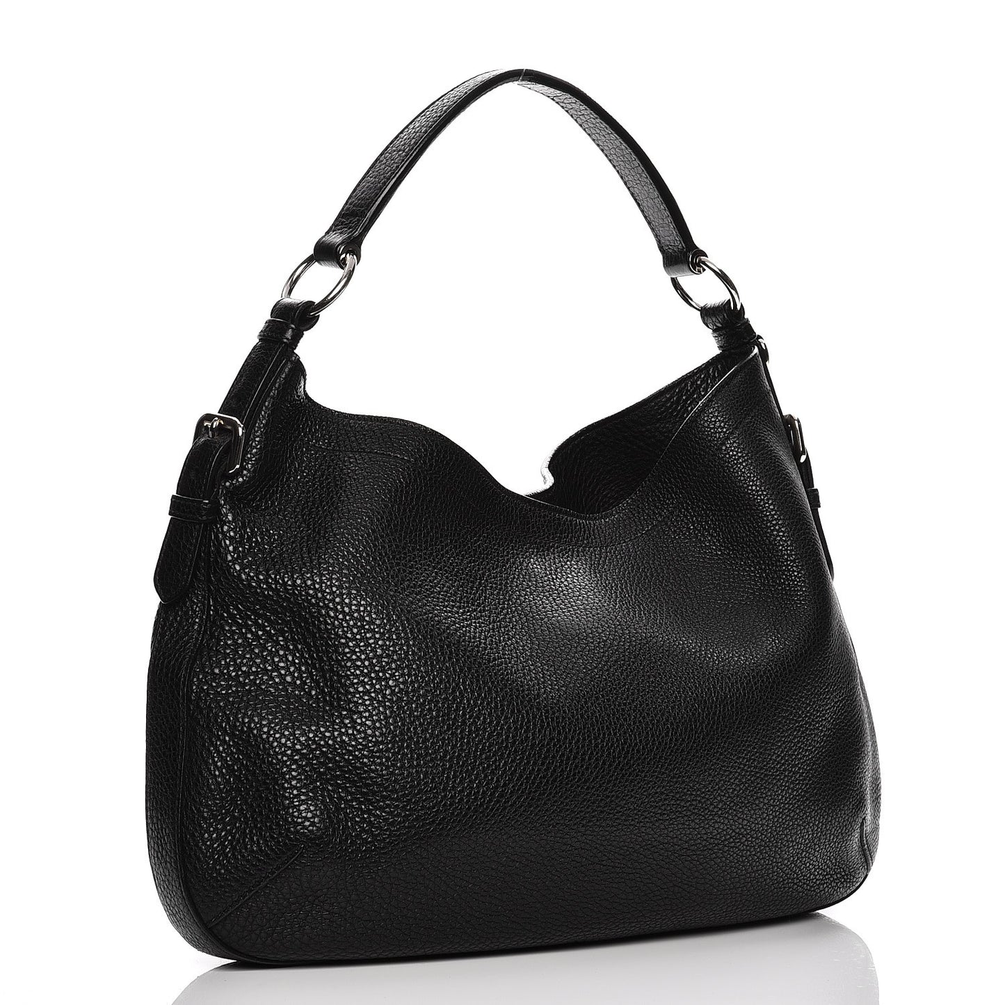 Vitello Daino Hobo Nero Black