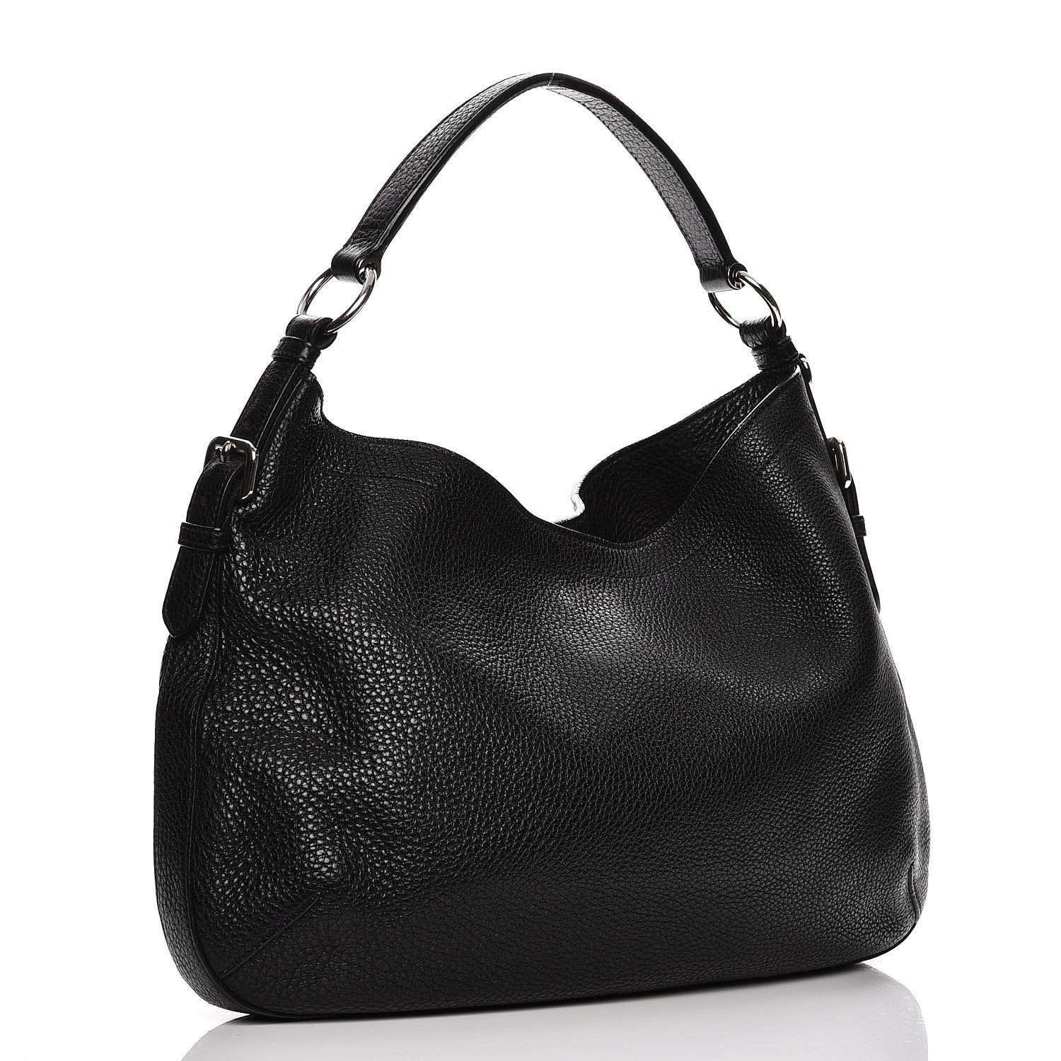 Prada Vitello Daino Hobo Nero Black 3 of 10