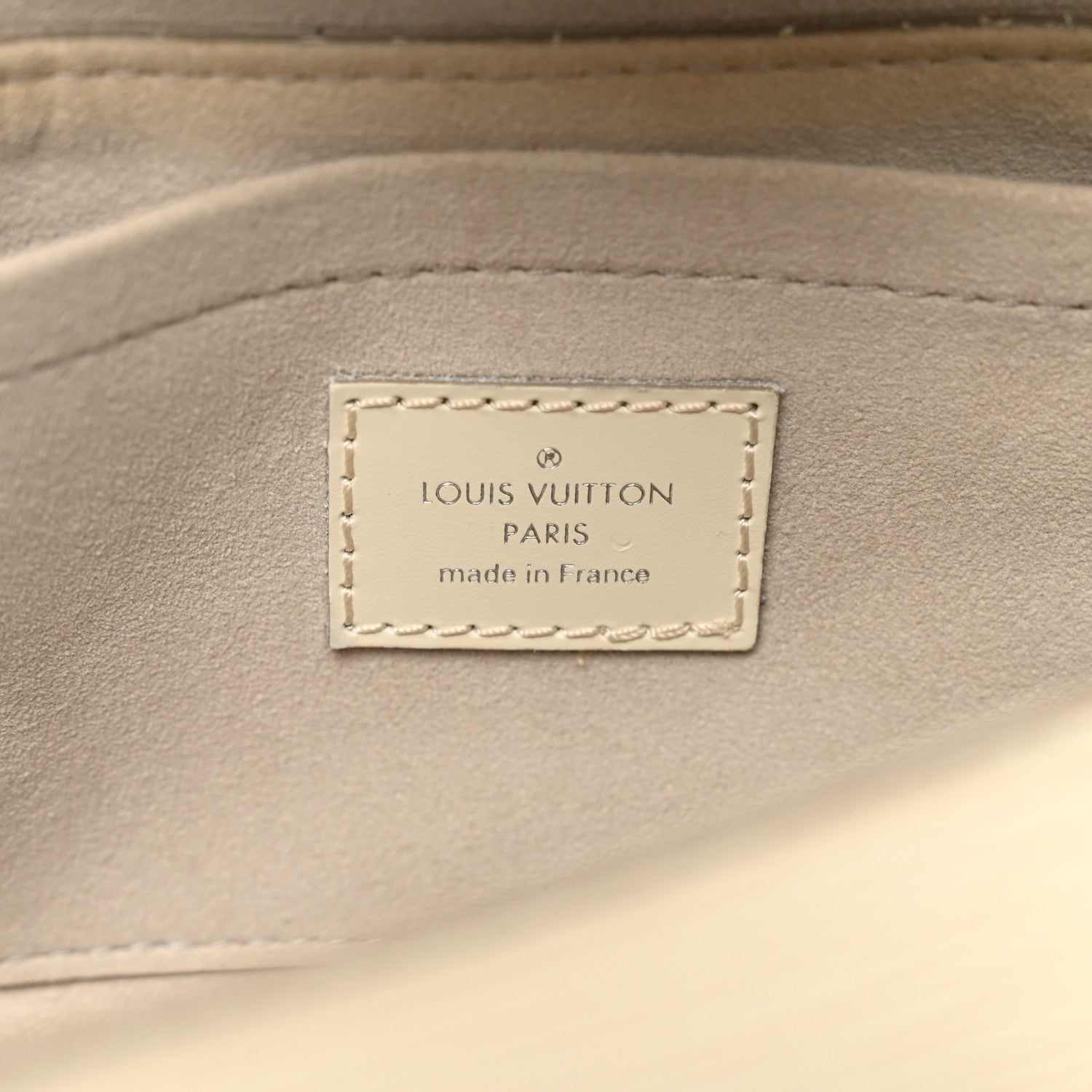 Louis Vuitton Epi Montaigne Clutch Ivory 6 of 12