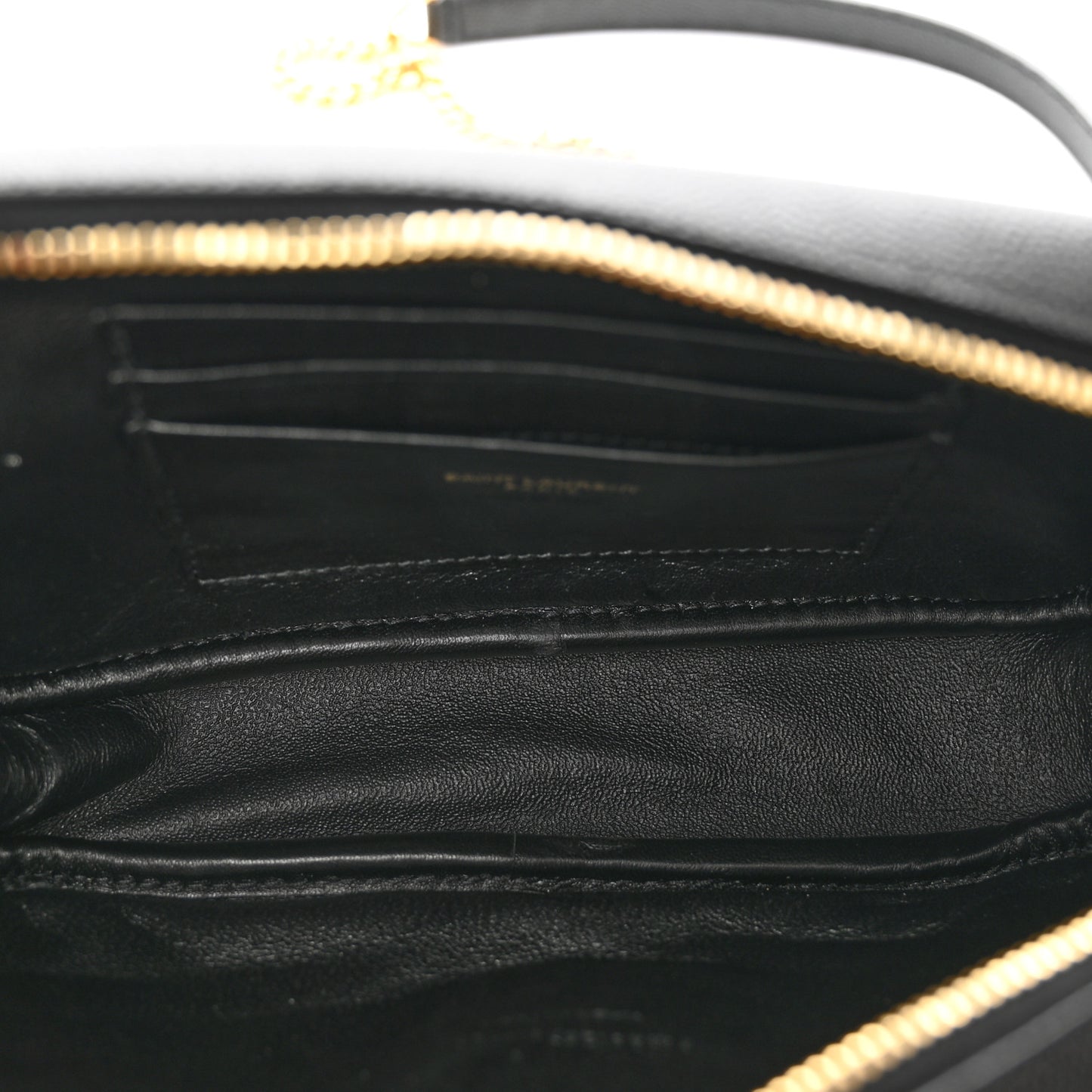 Grain De Poudre Matelasse Monogram Mini Lou Camera Bag Black