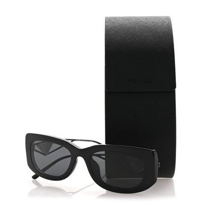 Prada Acetate Sunglasses SPR 14Y Black Slate Gray 9 of 9