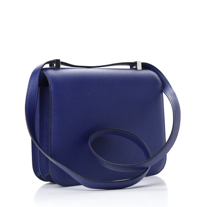 Hermes Epsom Constance 24 Bleu Electrique 3 of 11