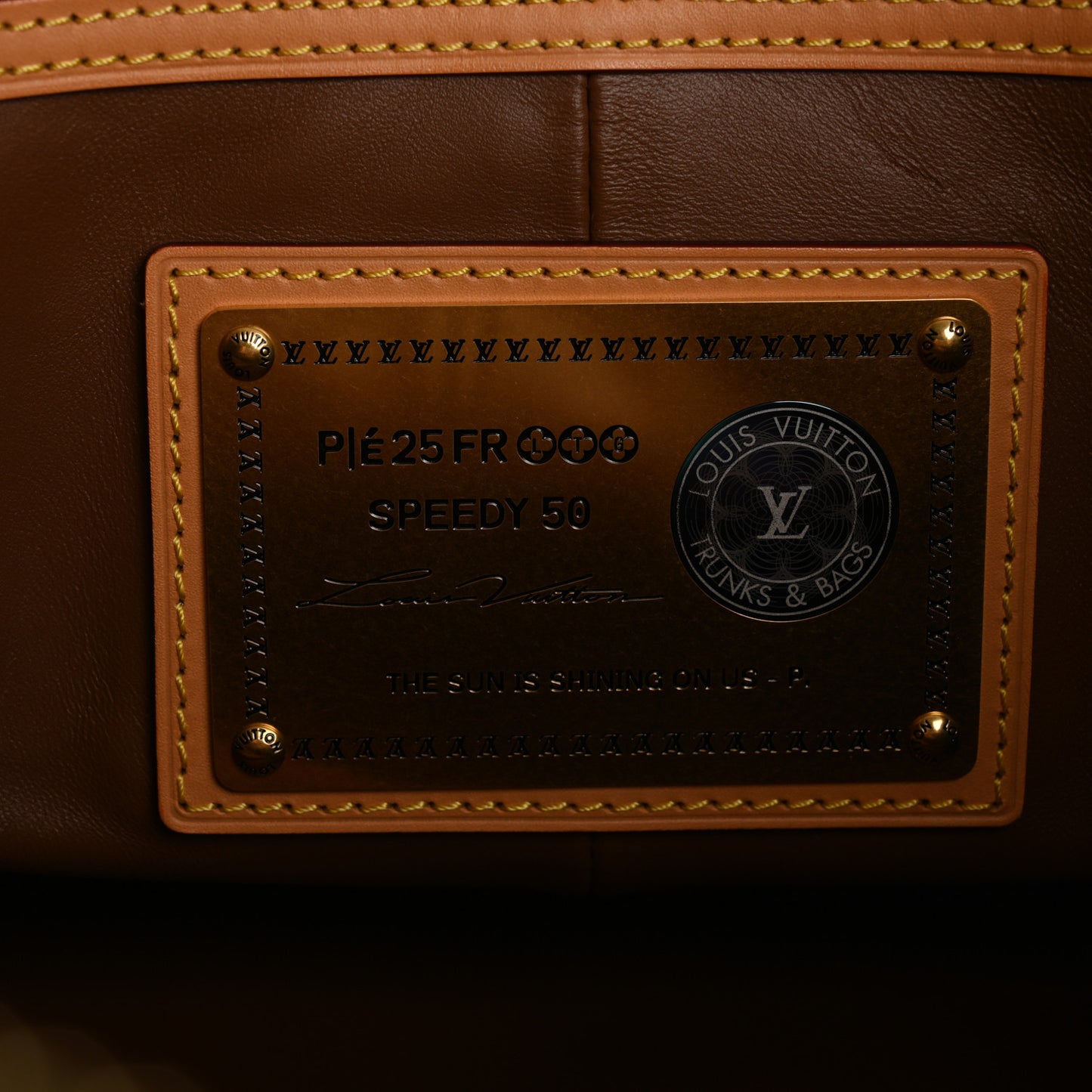 Calfskin Monogram Speedy P9 Bandouliere 50 Frozen Lime