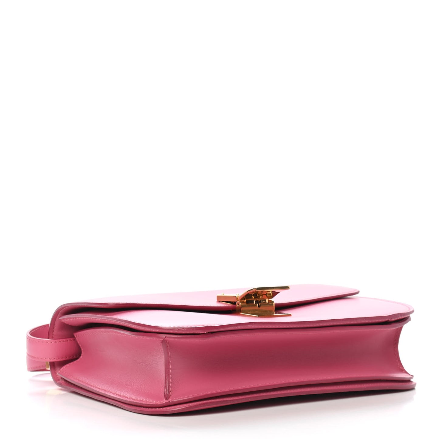 Smooth Calfskin Medium Classic Box Flap Bag Pink