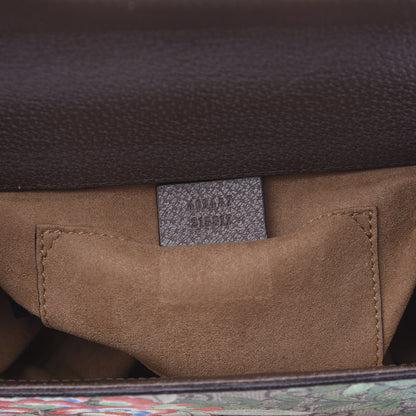 Gucci GG Supreme Monogram Tian Small Padlock Shoulder Bag Beige Multicolor New Acero 7 of 9
