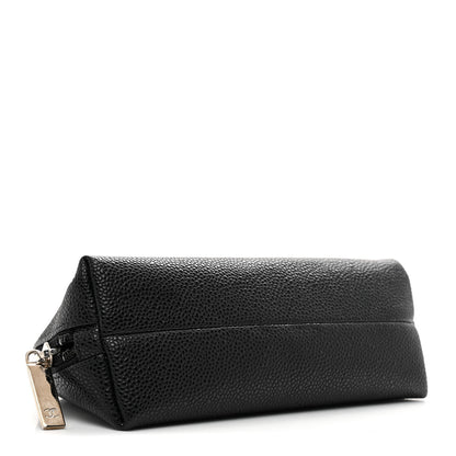 Chanel Caviar Timeless CC Cosmetic Pouch Black 4 of 8