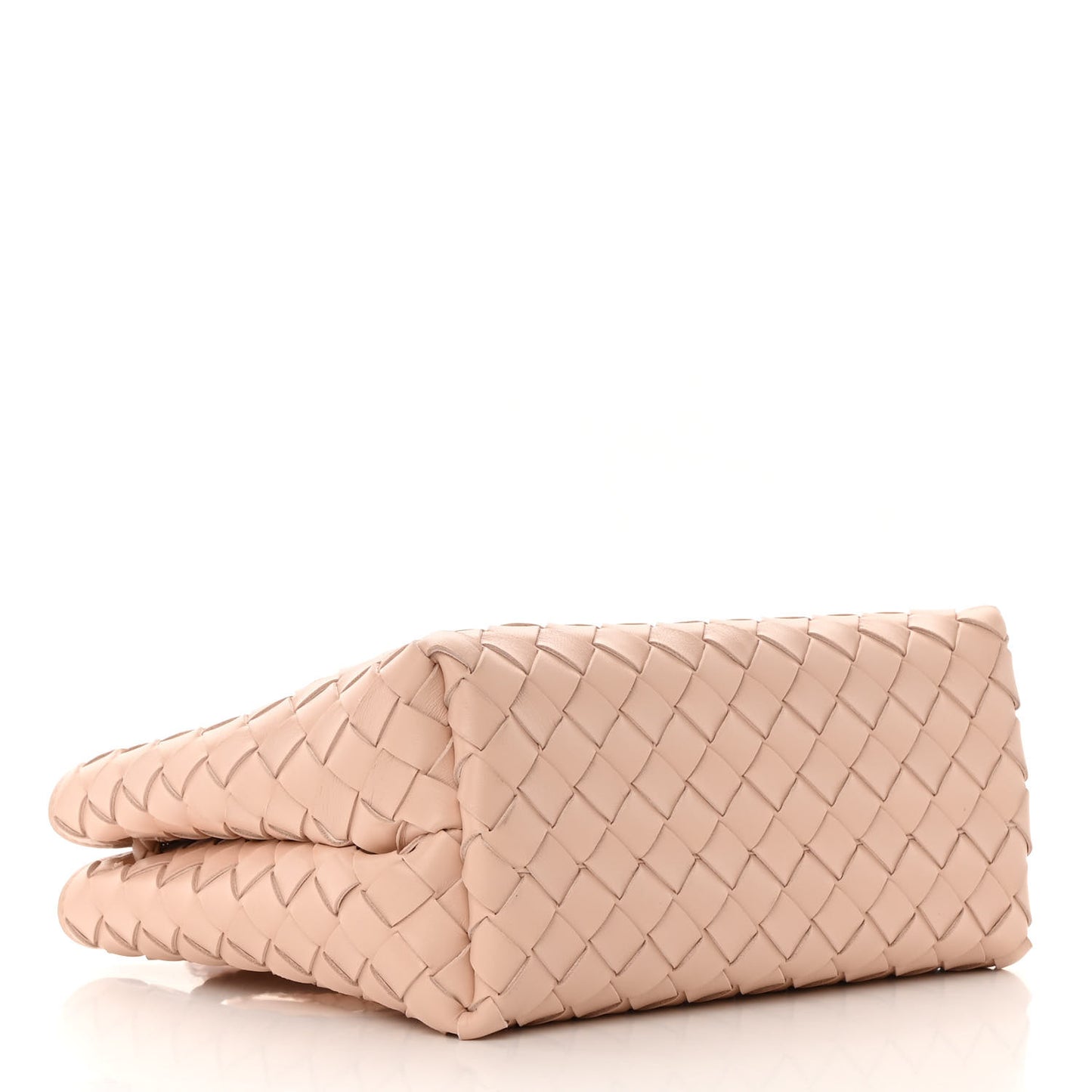 Nappa Intrecciato Small Andiamo Shoulder Bag Nude