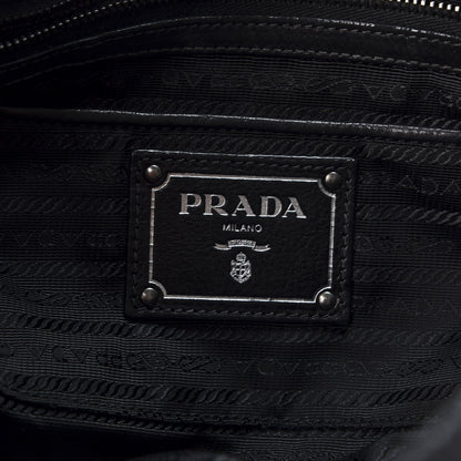 Prada Soft Calf Hobo Black 7 of 13